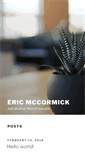 Mobile Screenshot of ericlmccormick.com